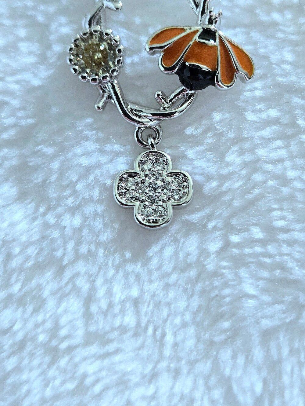Cote d'Argent Whimsical🧚♀️ Bee🐝 and Flowers🌸 Earrings - NWT - Picture 16 of 16